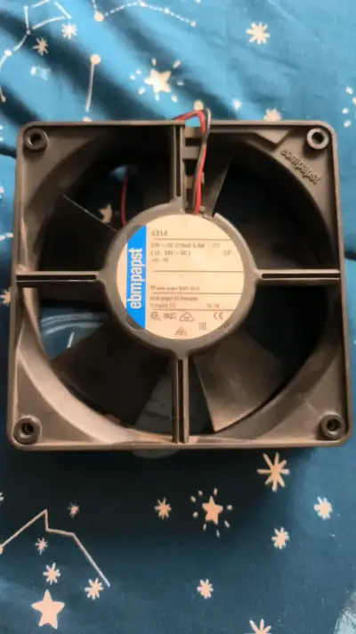 Ventilador axial ebm-papst 4314 24V DC - miniatura 2