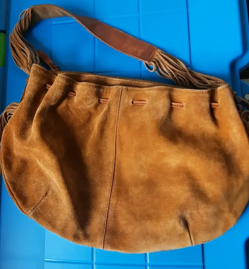 Bolso de gamuza con flecos - 2