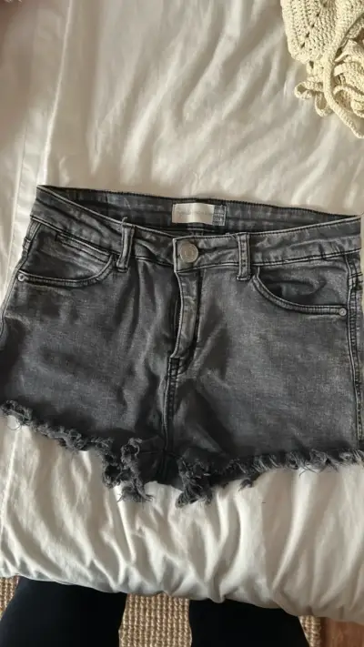 Shorts de mezclilla grises Sybilla - miniatura 1