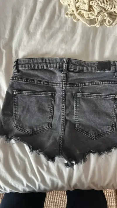 Shorts de mezclilla grises Sybilla - miniatura 3