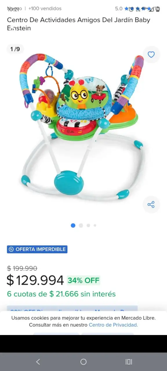Centro de actividades para bebé con juguetes interactivos - 2