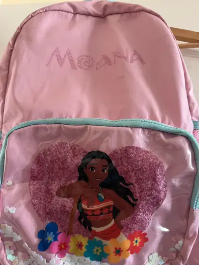 Mochila infantil Moana rosa - miniatura 2