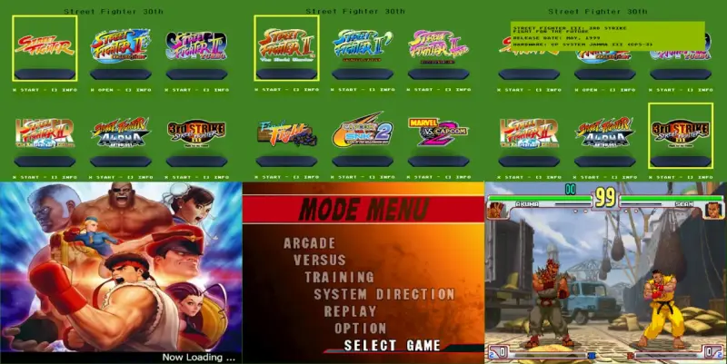 Street Fighter 30th PS2 (dvd-r) - 4