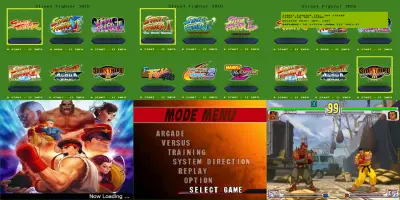 Street Fighter 30th PS2 (dvd-r) - miniatura 4