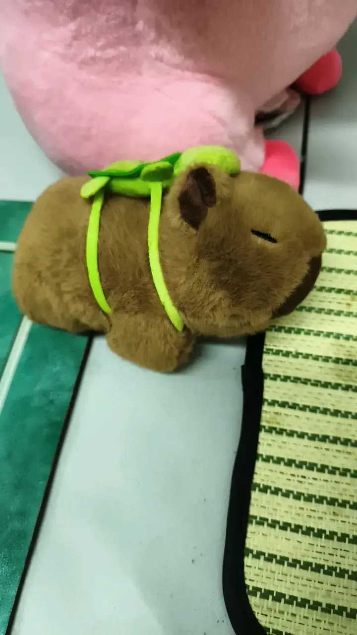 Peluche rosa con mochila de juguete - 2