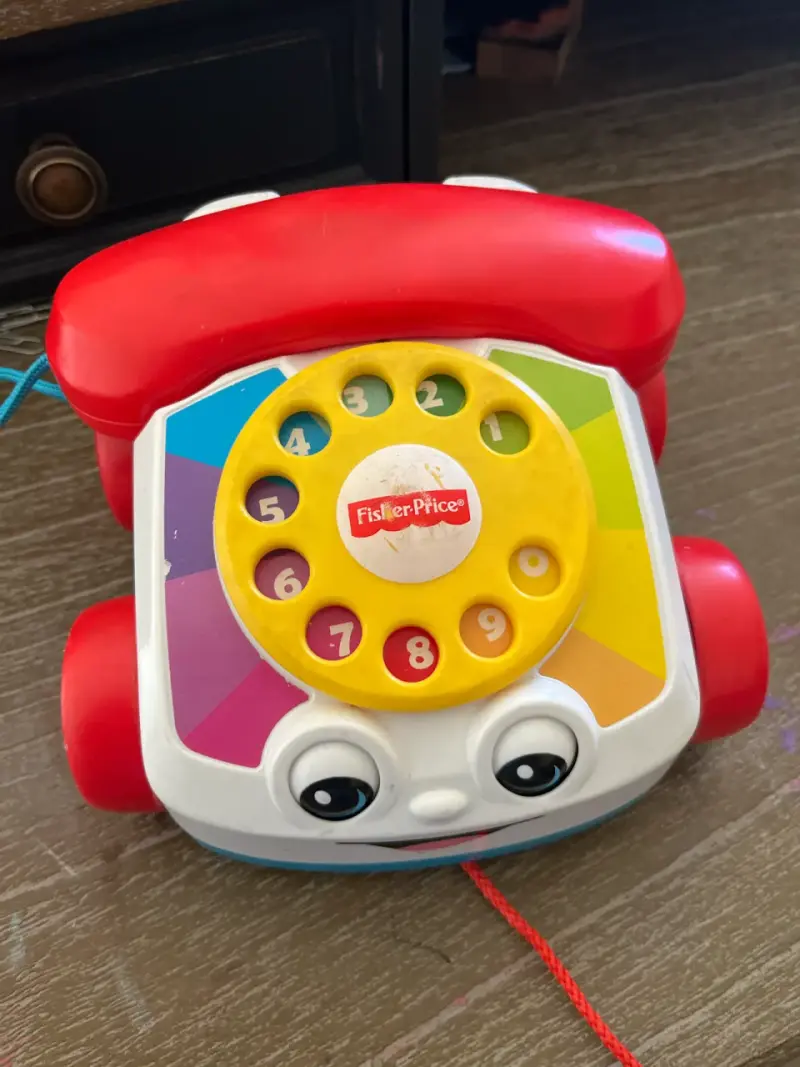 Teléfono de juguete Fisher-Price clásico - 1