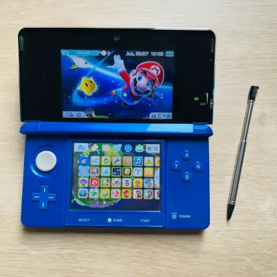 Consola portátil Nintendo 3DS azul cobalto - miniatura 1