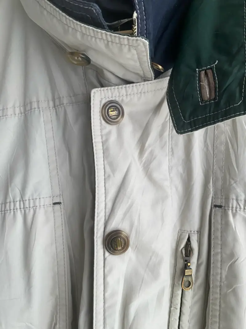 Chaqueta de invierno beige para hombre - 2