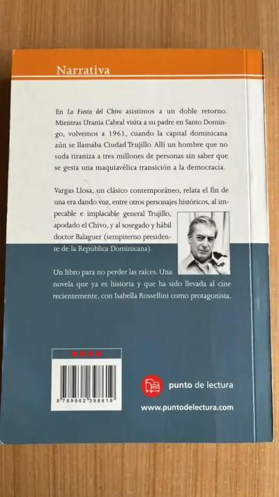 Libro 'La Fiesta del Chivo' de Mario Vargas Llosa - miniatura 2