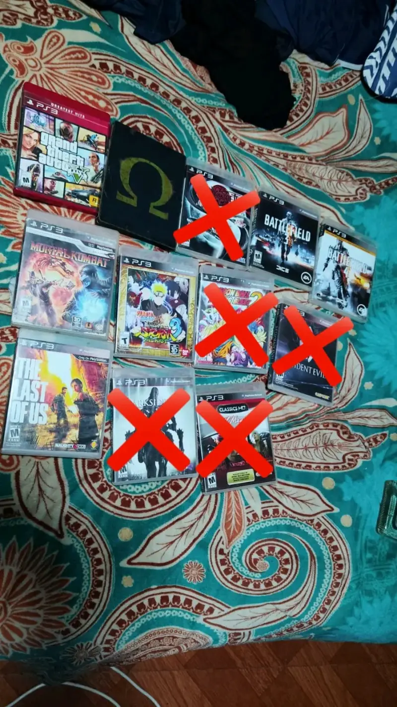 Colección de juegos PS3 variados en buen estado