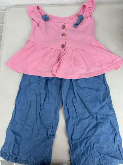 Conjunto infantil rosa y azul - miniatura 1