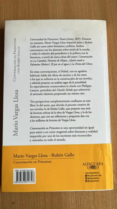 Libro 'Conversación en Princeton' de Mario Vargas Llosa - miniatura 2