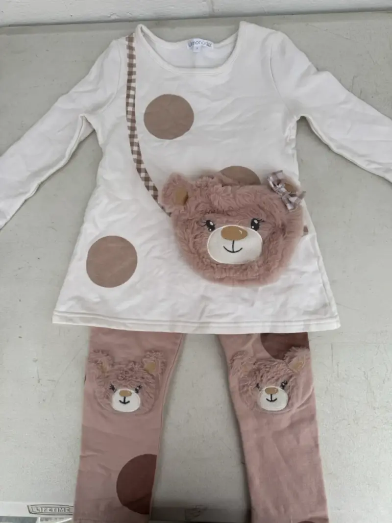 Conjunto infantil con diseño de osito Limónada