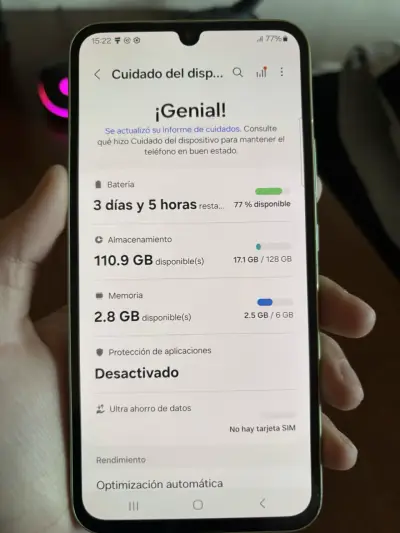 Smartphone Samsung Galaxy en buen estado - miniatura 6