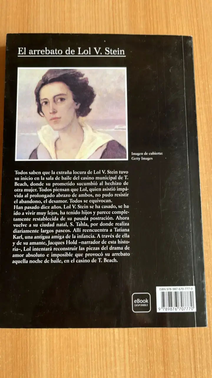 Libro 'El Arrebato de Lol V. Stein' de Marguerite Duras - 2