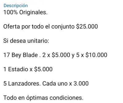 Set de Beyblades con estadio y lanzadores - miniatura 2