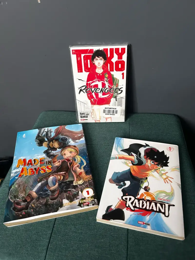 Set de mangas: Tokyo Revengers, Made in Abyss, Radiant