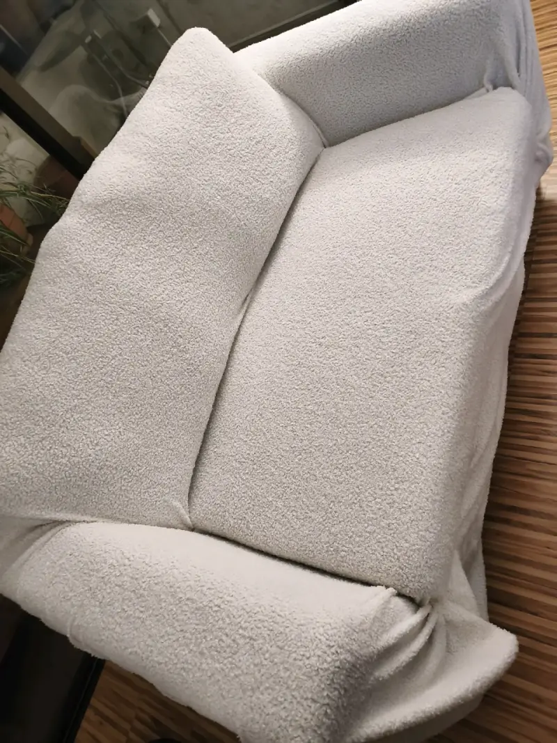 Funda de sillón color crema nueva - 1
