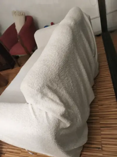 Funda de sillón color crema nueva - miniatura 3