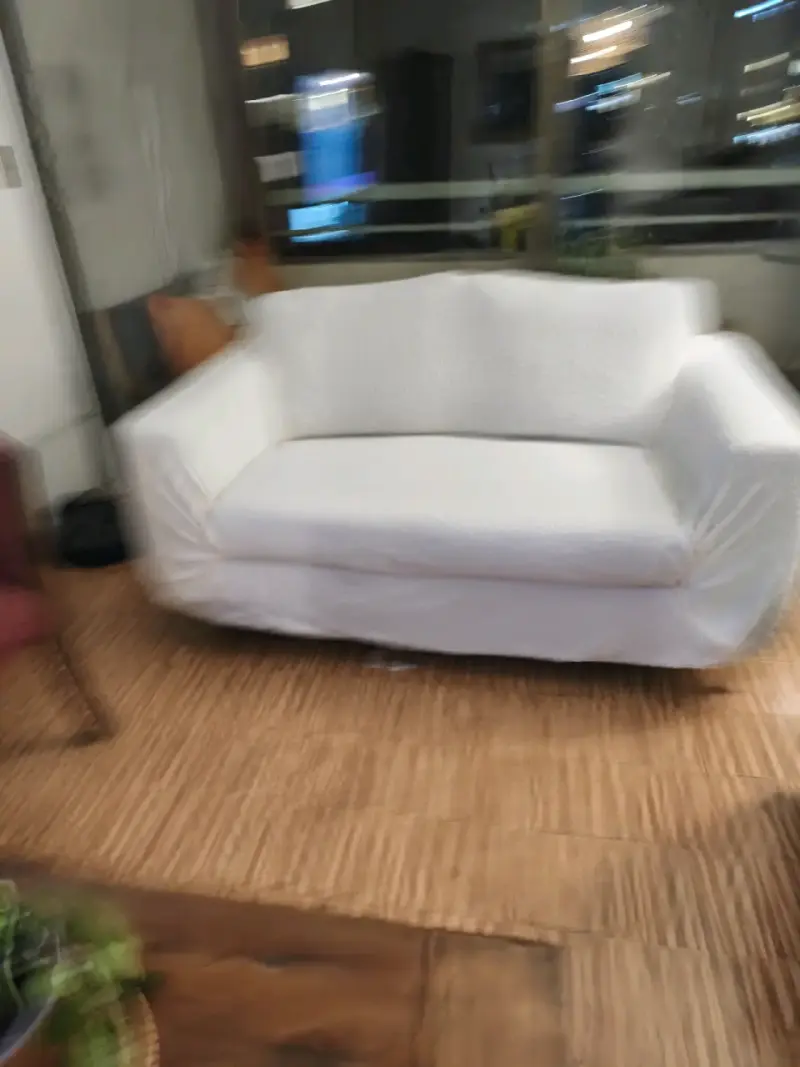 Funda de sillón color crema nueva - 6