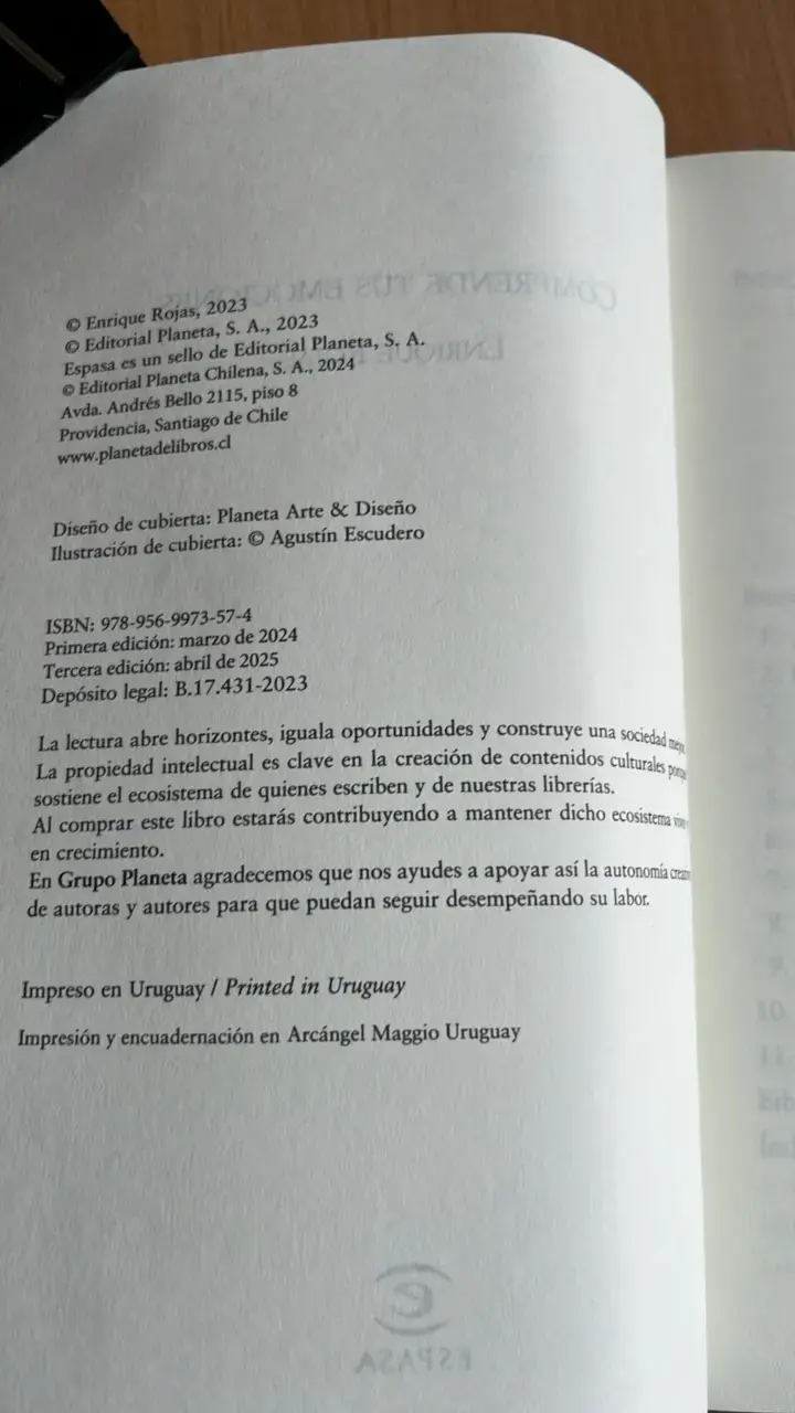 Libro 'Comprende Tus Emociones' de Enrique Rojas - 3