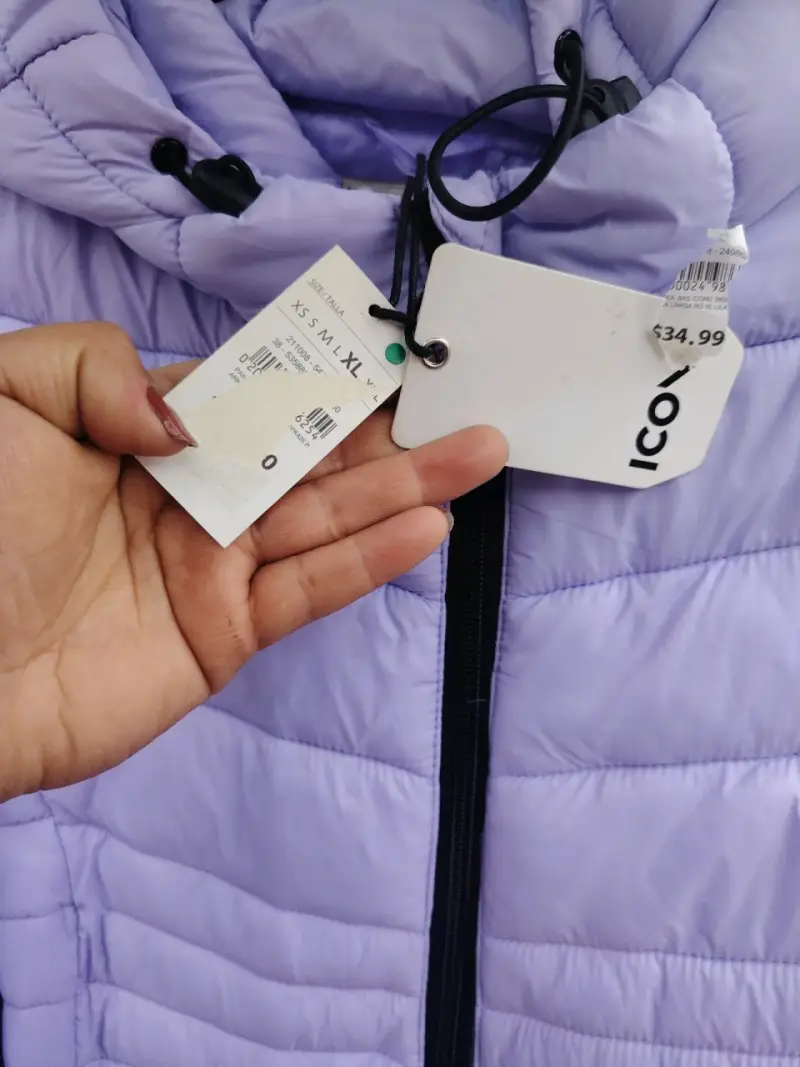 Chaqueta acolchada lila Icono XL - 4