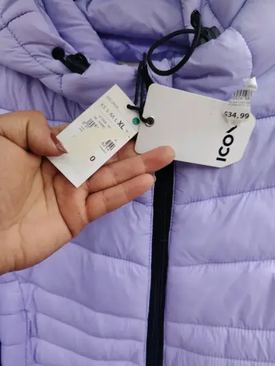 Chaqueta acolchada lila Icono XL - miniatura 4