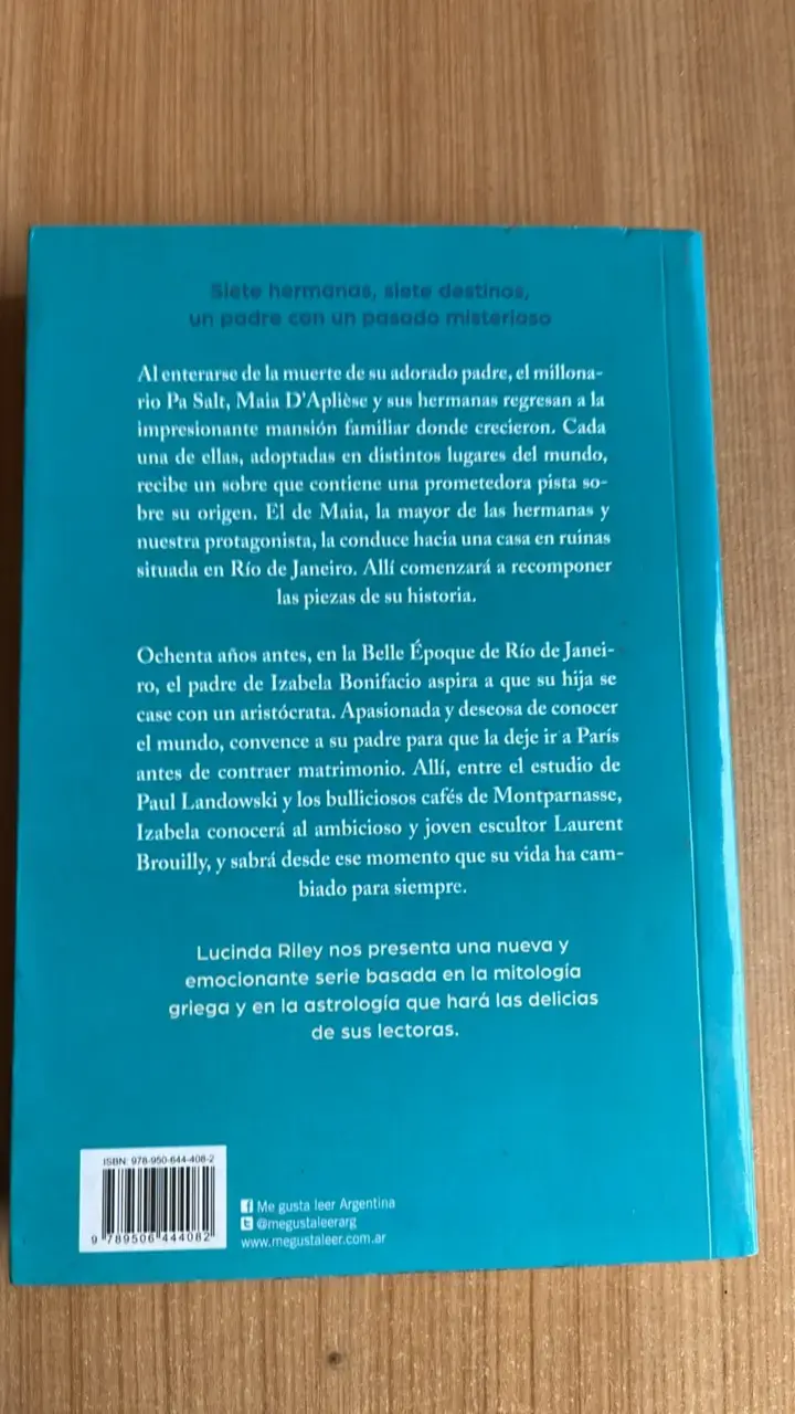 Libro 'Las Siete Hermanas' de Lucinda Riley - 2
