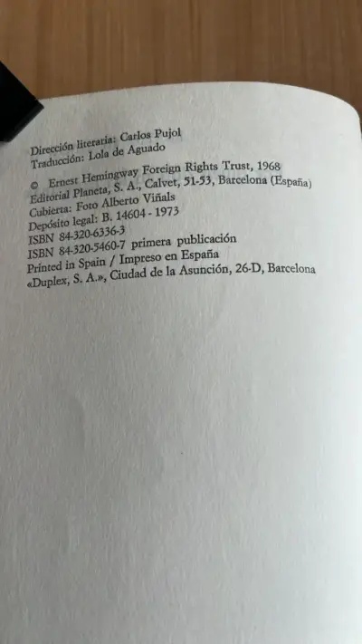 Libro 'Por quién doblan las campanas' de Ernest Hemingway - miniatura 3