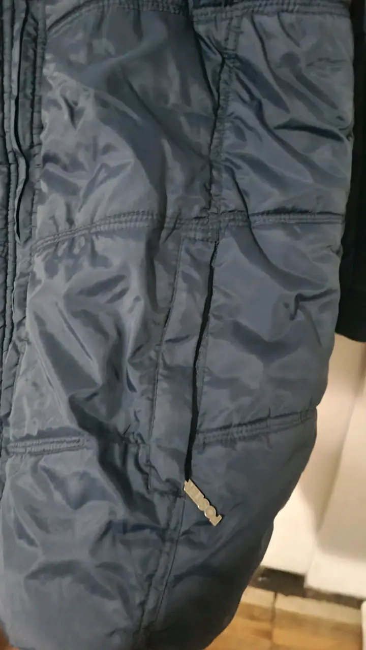 Chaqueta acolchada azul marino Foster para niña - 3