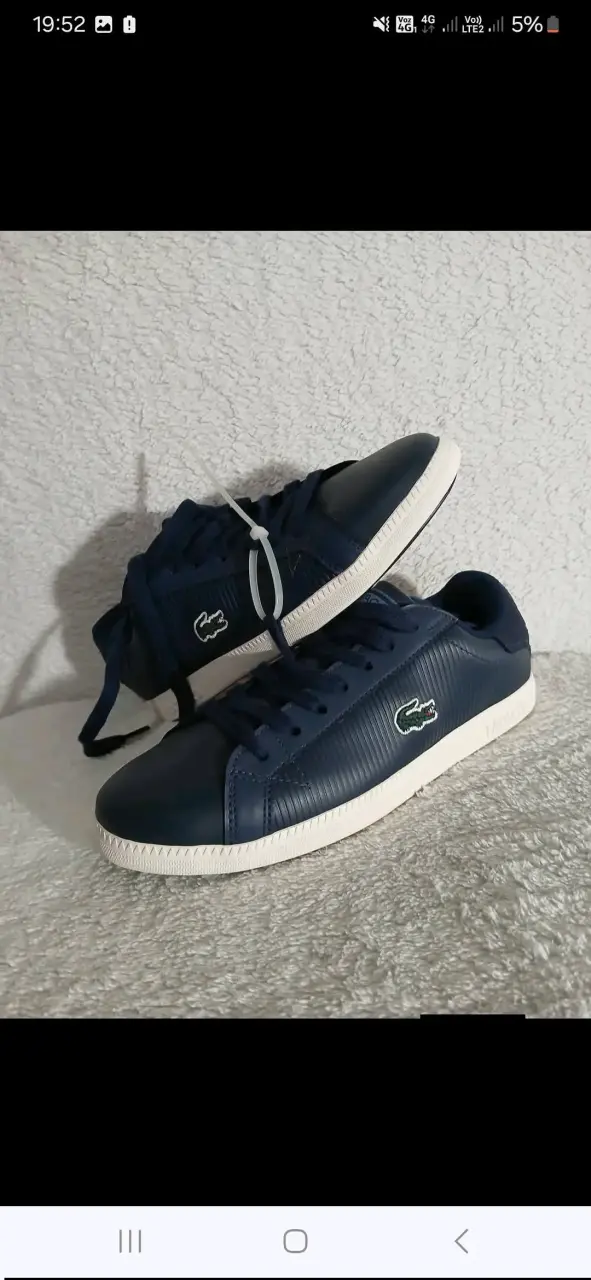 Zapatillas deportivas azul marino Lacoste