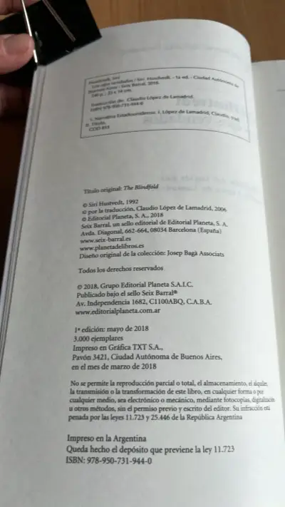 Libro 'Los ojos vendados' de Siri Hustvedt - miniatura 3
