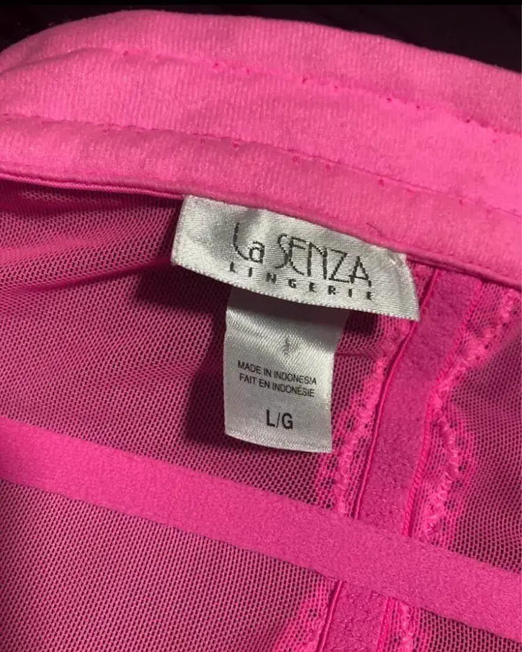Corset fucsia de encaje La Senza - 3