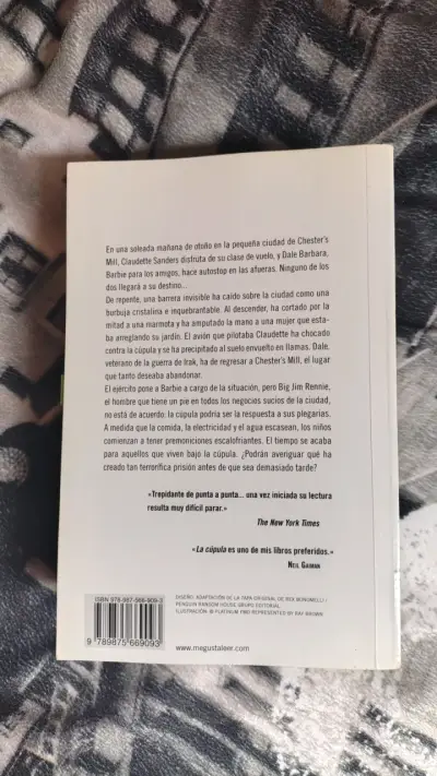 Libro 'La Cúpula' de Stephen King en buen estado - miniatura 4
