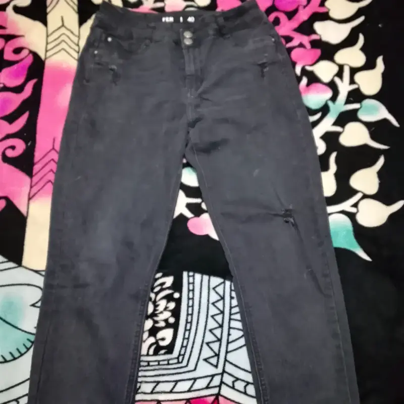 Jeans negros para mujer talla 40