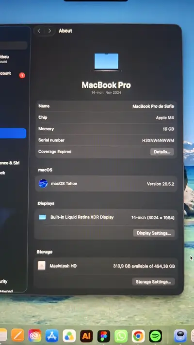 MacBook Pro 14" - M4, 16GB, 512 SSD - miniatura 4