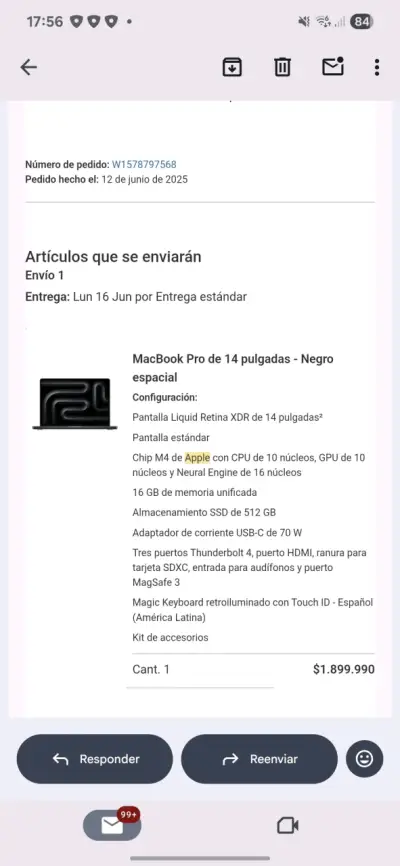 MacBook Pro 14" - M4, 16GB, 512 SSD - miniatura 6