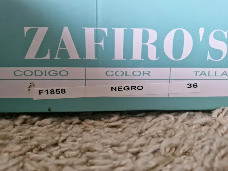 Botas vaqueras negras de gamuza para mujer - 6
