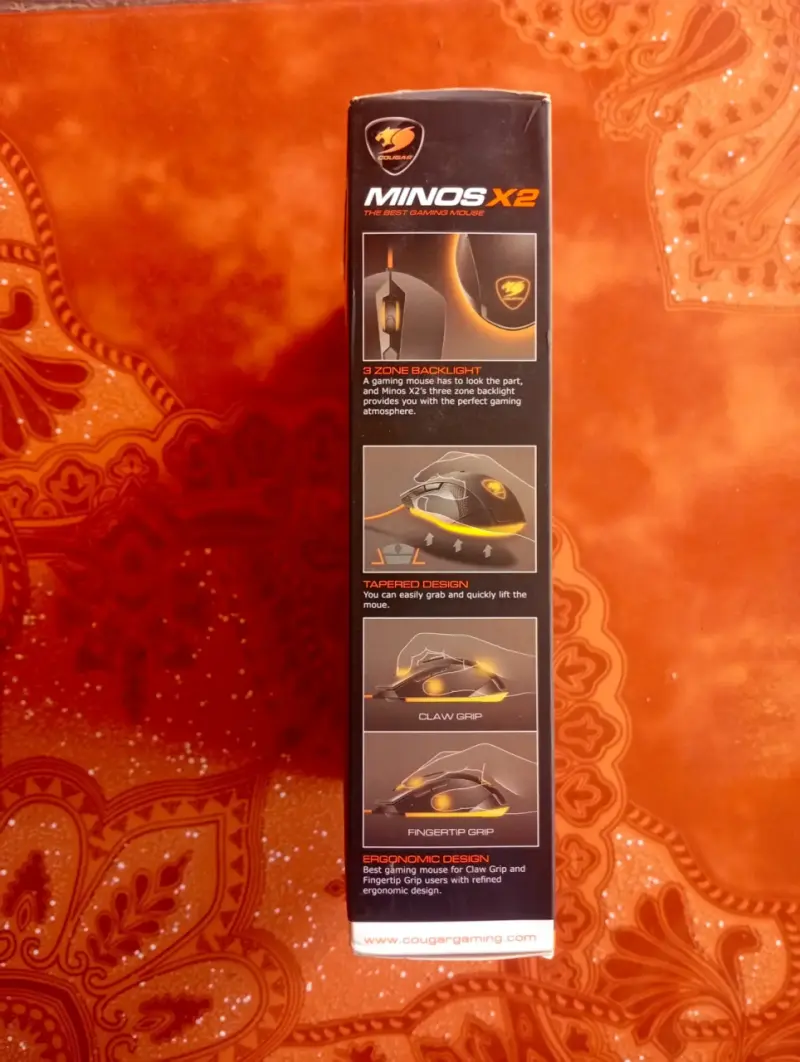 Mouse Gamer Cougar Minos X2 con Iluminación LED - 2