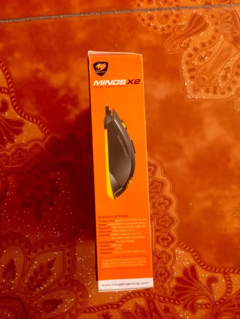 Mouse Gamer Cougar Minos X2 con Iluminación LED - 4