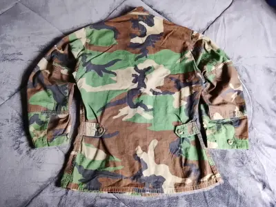Chaqueta militar Dbu woodland US Air Force vintage - miniatura 2
