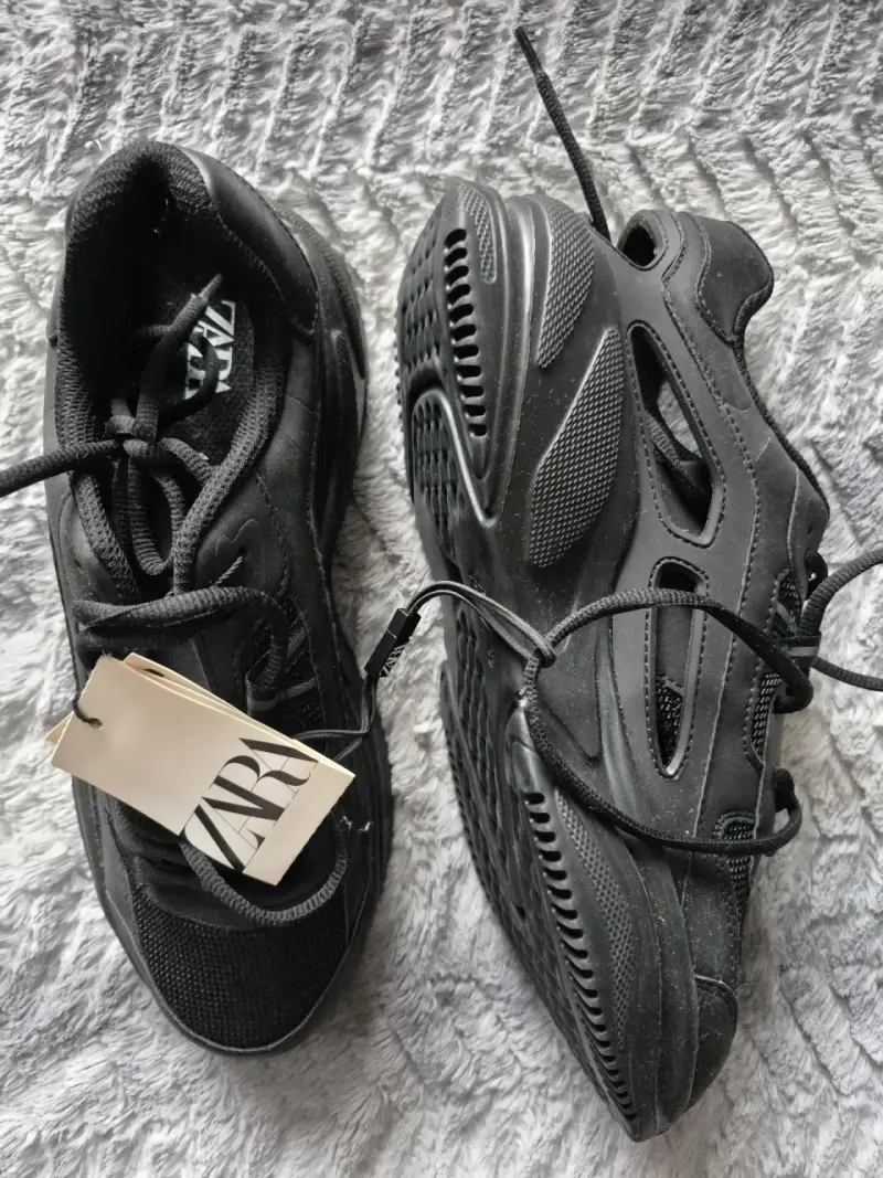 Zapatillas negras de moda Zara para hombre - 2