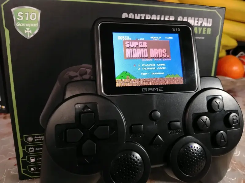 Consola portátil retro S10 Gamepad con pantalla - 4
