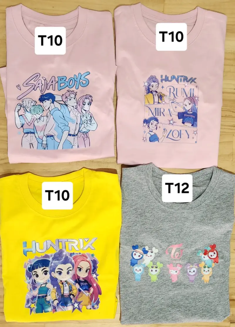 Poleras estampadas KPOP - 1