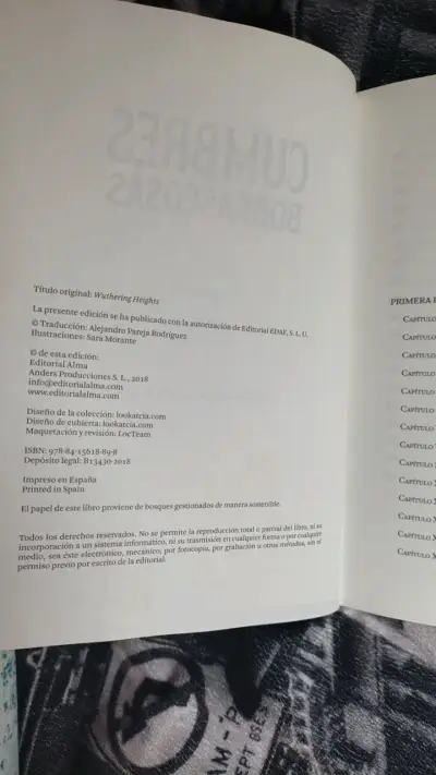 Libro Cumbres Borrascosas de Emily Brontë - miniatura 4