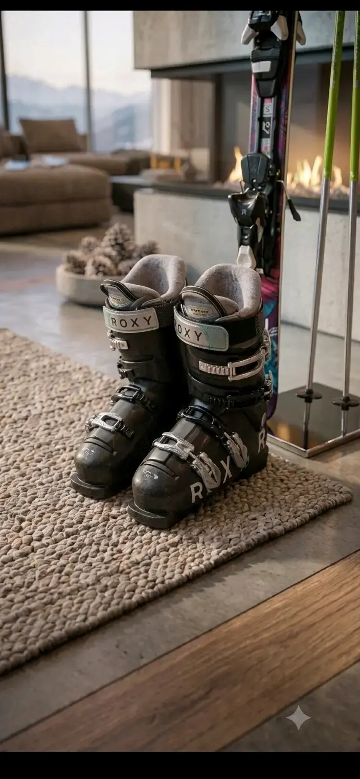 Equipo de esquí completo con botas y bastones - 2