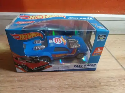 Auto de juguete Hot Wheels Fast Racer azul - miniatura 1