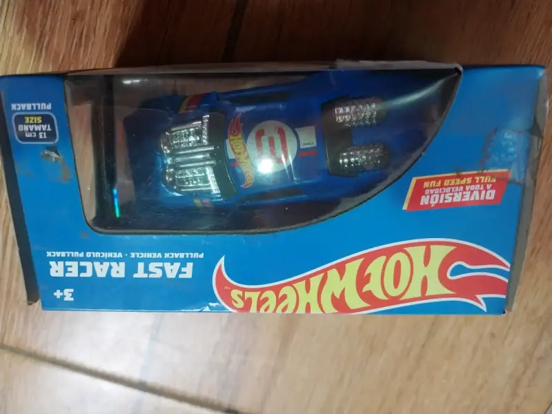 Auto de juguete Hot Wheels Fast Racer azul - 6