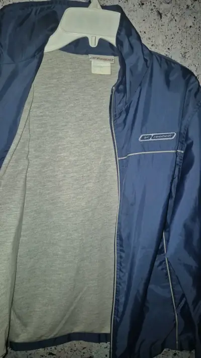 Chaqueta deportiva azul unisex - miniatura 2