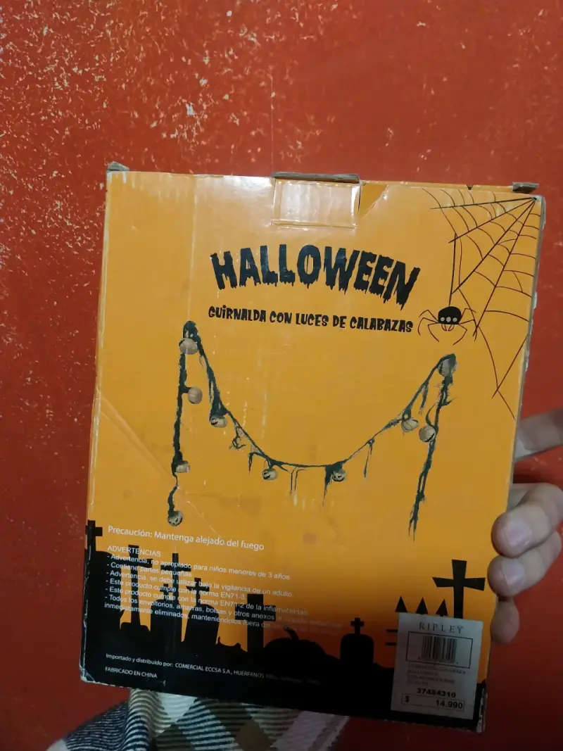 Guirnalda de luces de calabazas para Halloween - 2